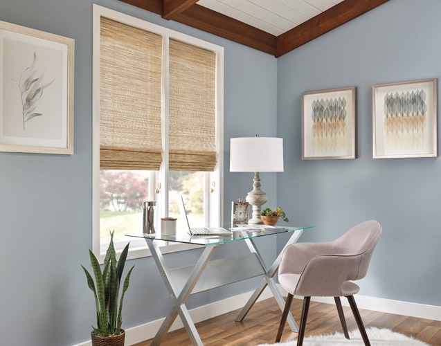 window treatment trends for 2020 woven wood matchstick blinds made in the shade blinds north dfw denton texas